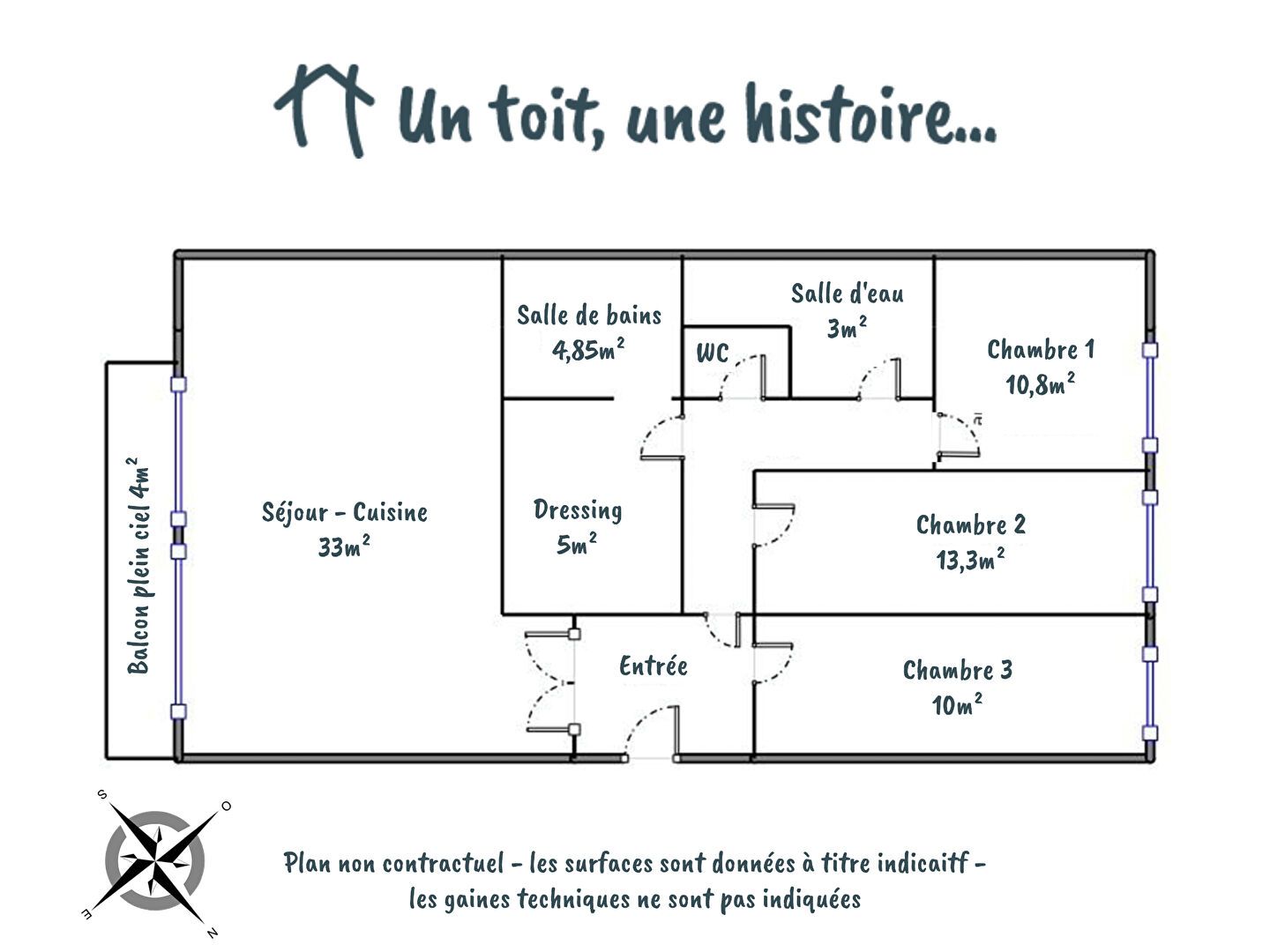 appartement 4 Pièces en vente sur ASNIERES SUR SEINE (92600)
