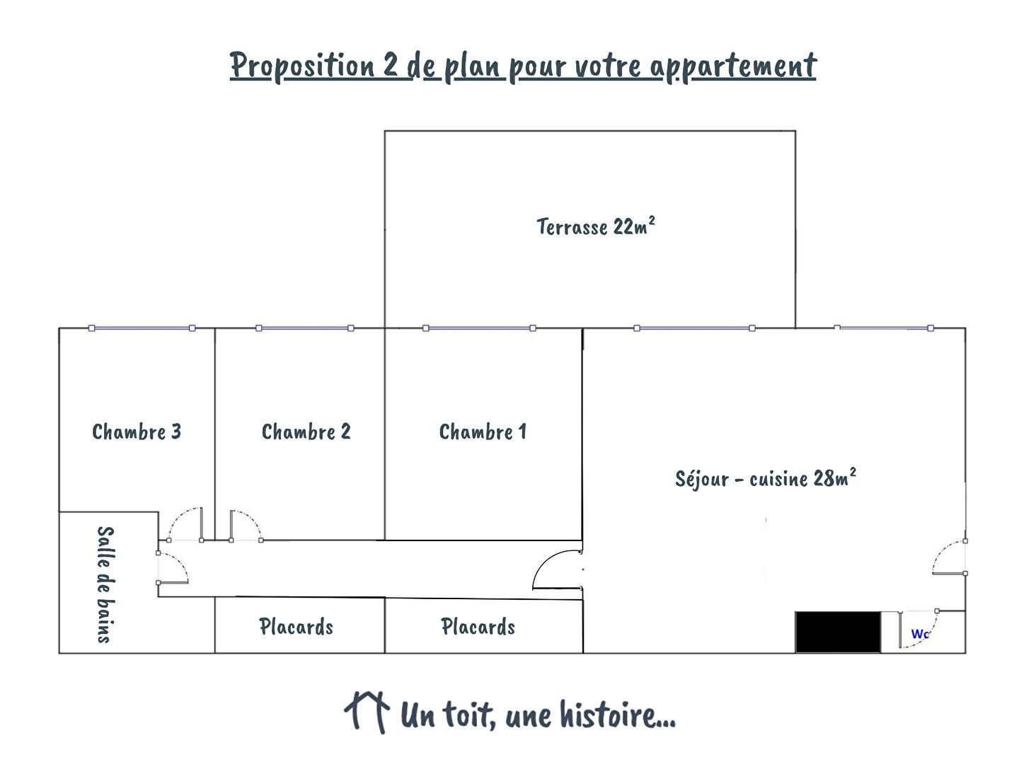 appartement 4 Pièces en vente sur COURBEVOIE (92400)