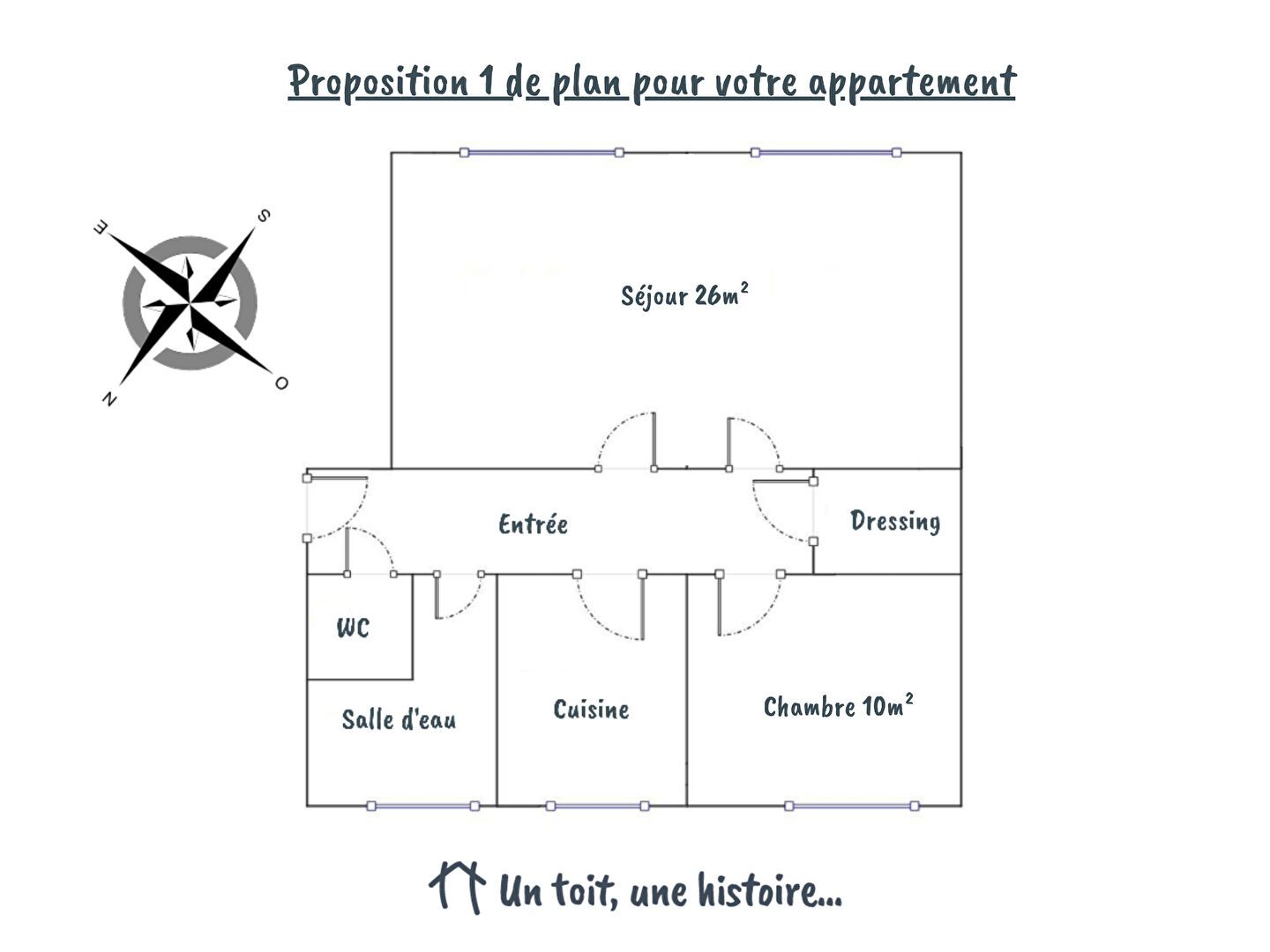 appartement 3 Pièces en vente sur COURBEVOIE (92400)